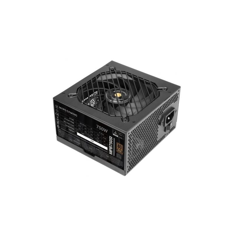 Fuente de alimentación mars gaming mpb750si/ 750w/ ventilador 12cm/ 80 plus bronze