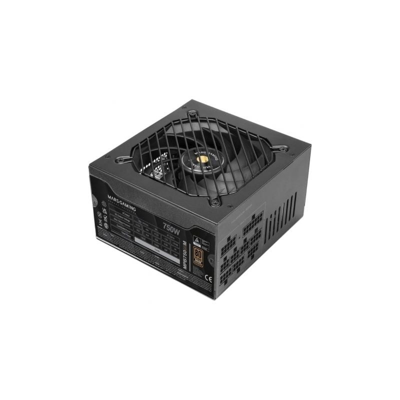 Fuente de alimentación mars gaming mpb750sim/ 750w/ ventilador 14cm/ 80 plus bronze