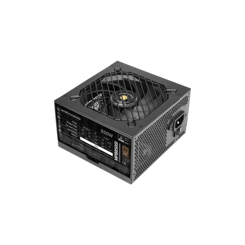 Fuente de alimentación mars gaming mpb850si/ 850w/ ventilador 12cm/ 80 plus bronze
