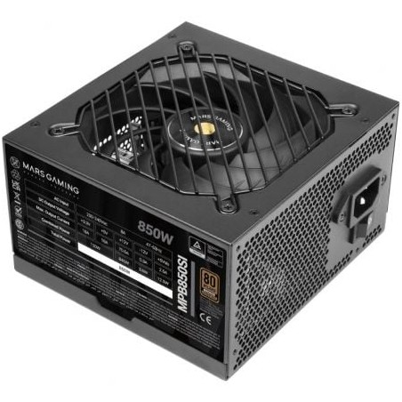 Fuente de alimentación mars gaming mpb850si/ 850w/ ventilador 12cm/ 80 plus bronze