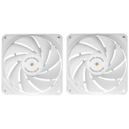 Pack 2 ventiladores mars gaming mf-nclx2/ 12cm