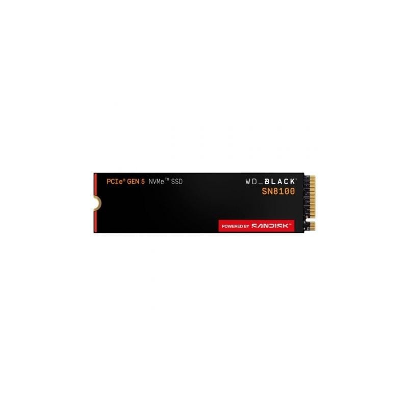 Disco ssd sandisk wd black sn8100 2tb/ m.2 2280 pcie gen5/ full capacity