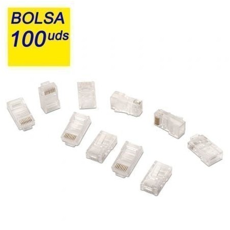 Conectores rj45 aisens a138-0292/ cat.5e/ 100 uds
