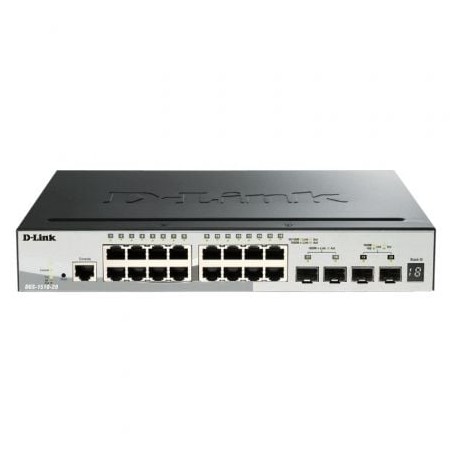 Switch d-link dgs-1510-20 20 puertos/ gigabit 10/100/1000/ sfp