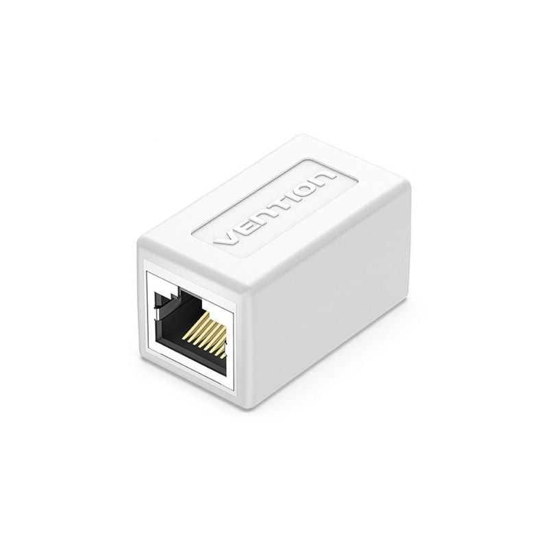 Adaptador conector rj45 ipvw0 cat.6 ftp/ rj45 hembra - rj45 hembra/ blanco