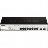 Switch gestionado d-link dgs-1210-08p/ 8 puertos/ rj45 10/100/1000/ sfp/ poe