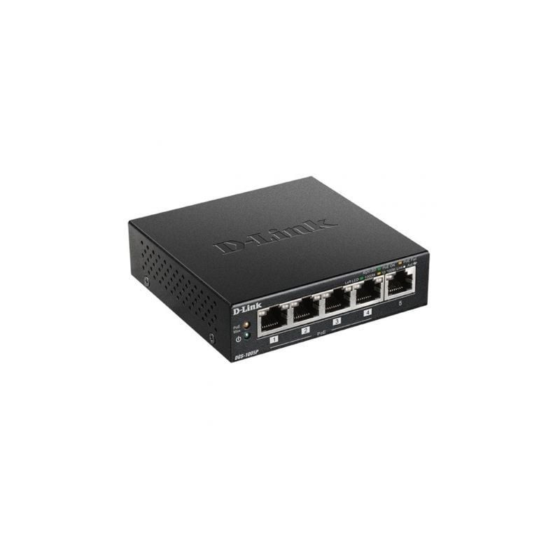 Switch d-link dgs-1005p 5 puertos/ rj-45 10/100/1000 poe