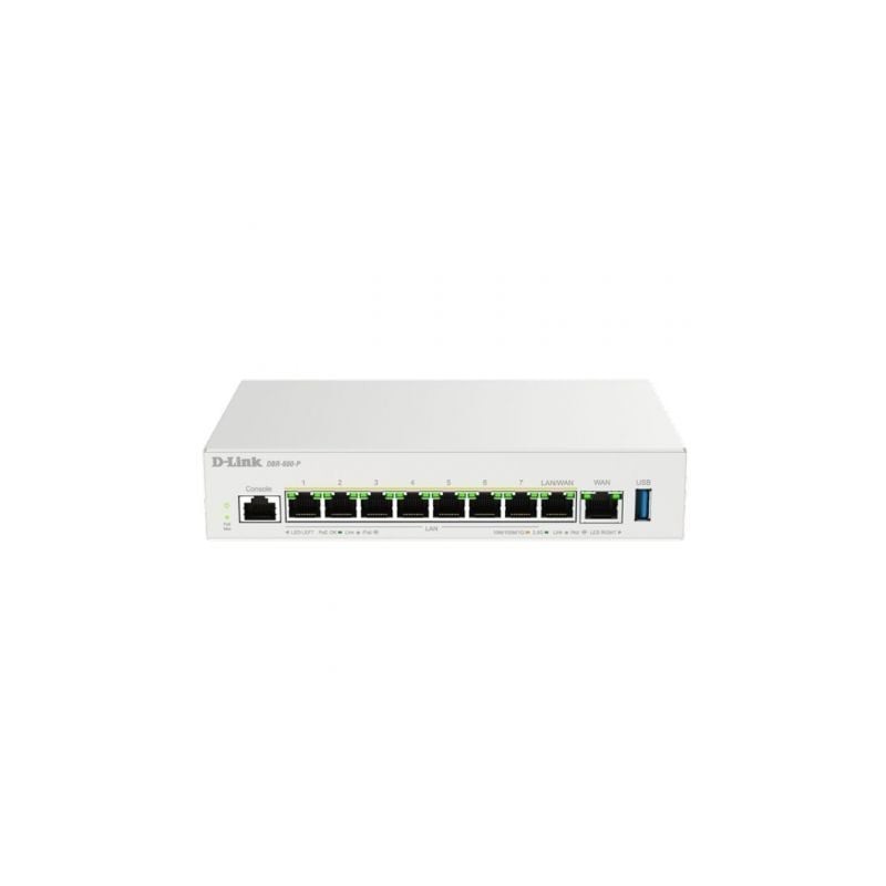 Router vpn/firewall/switch d-link dbr-600-p/e/ 9 puertos