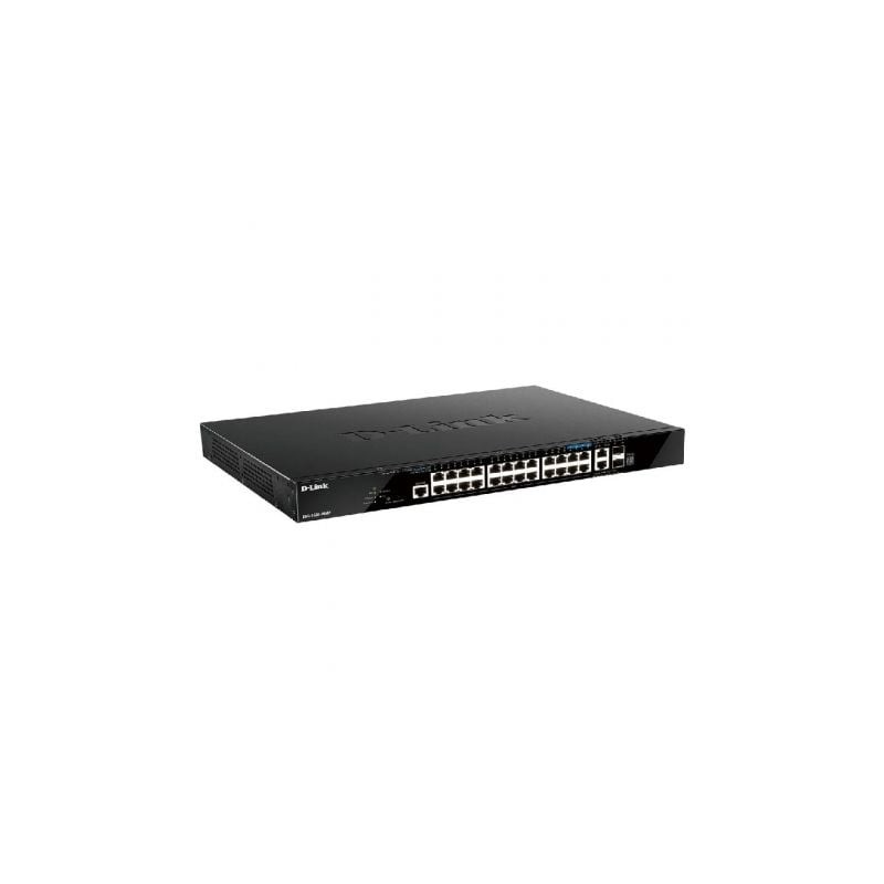 Switch gestionable d-link dgs-1520-28mp 28 puertos/ rj-45 10/100/1000/ sfp/ poe