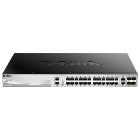 Switch gestionable d-link dgs-3130-30s/e 28 puertos/ rj-45 10/100/1000/ sfp