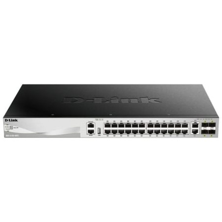 Switch gestionable d-link dgs-3130-30ts/e 24 puertos/ rj-45 10/100/1000/ sfp