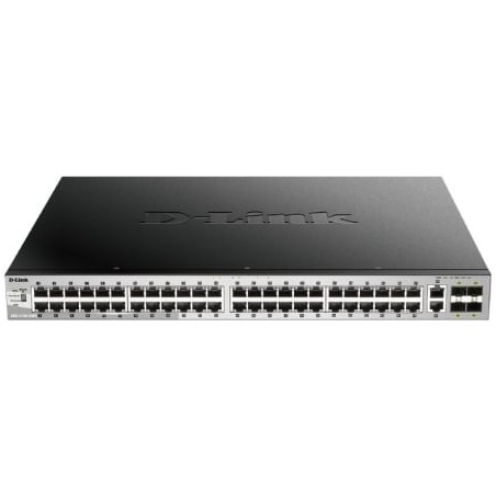 Switch gestionable d-link dgs-3130-54ps/e 50 puertos/ rj-45 10/100/1000/ sfp/ poe