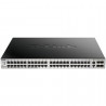 Switch gestionable d-link dgs-3130-54ps/e 50 puertos/ rj-45 10/100/1000/ sfp/ poe