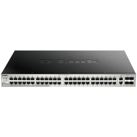 Switch gestionable d-link dgs-3130-54ts/e 50 puertos/ rj-45 10gbps/ sfp/ poe