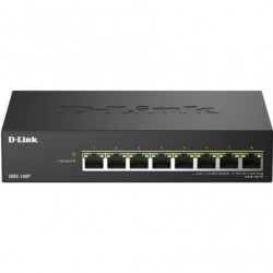 Switch d-link dms-108p/e 8 puertos/ rj-45 gigabit 10/100/1000 poe