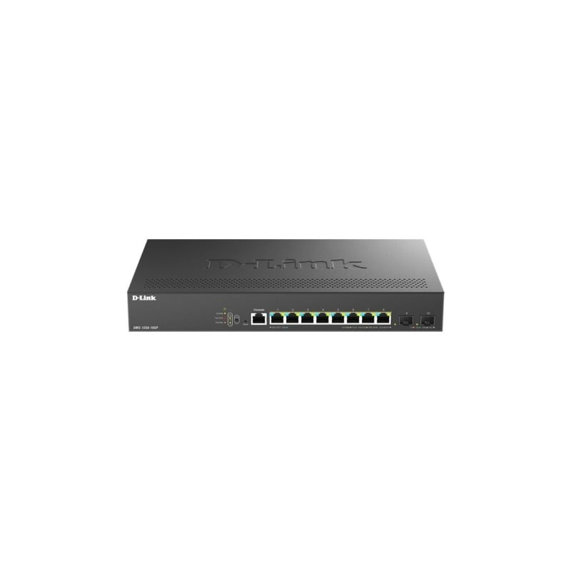 Switch d-link dms-1250-10sp/e 8 puertos/ rj-45 gigabit 100/1000/2.5g/ sfp/ poe
