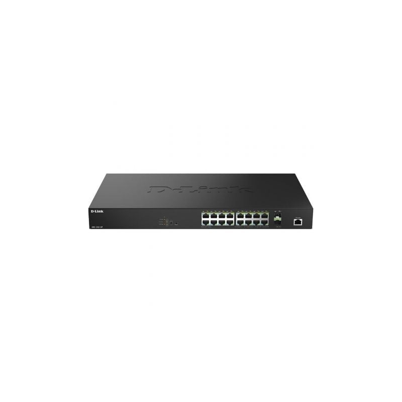 Switch d-link dms-1250-18p/e 18 puertos/ rj-45 gigabit 10/100/1000 poe/ sfp