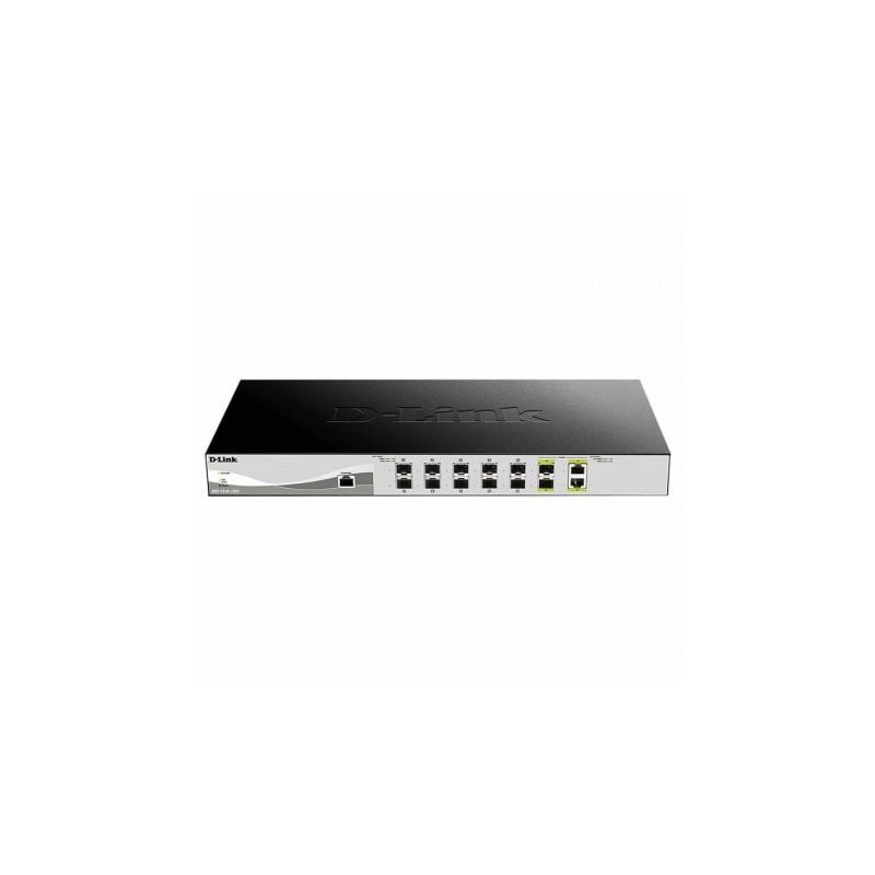 Switch gestionable d-link dxs-1210-12sc 10 puertos sfp+/ 10g ethernet 10/100/1000/ sfp