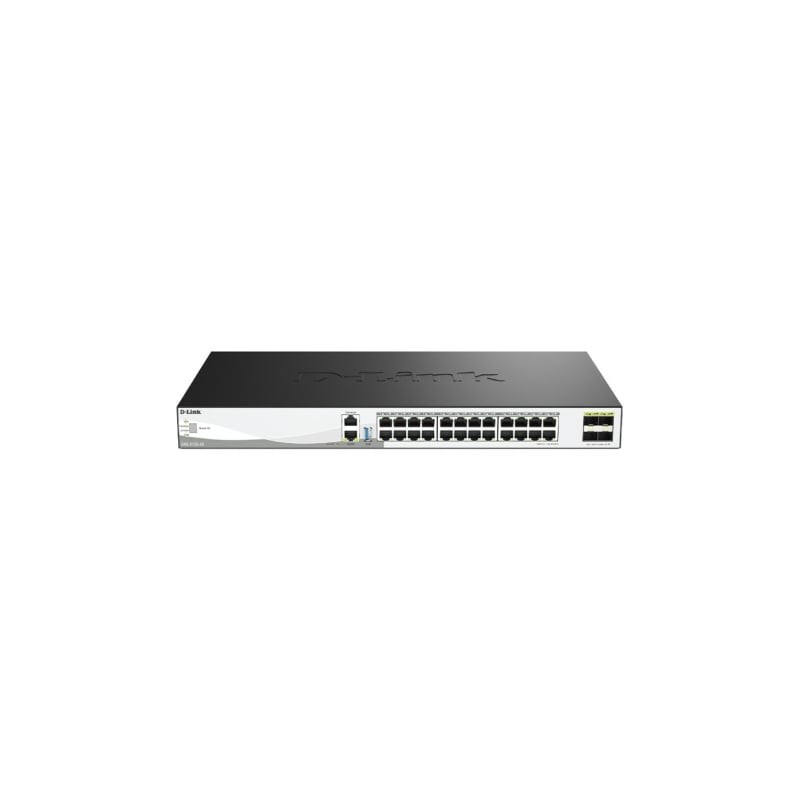 Switch gestionable d-link dxs-3130-28/e 24 puertos/ rj-45 10gbps/ sfp/ poe