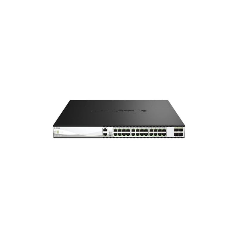 Switch gestionable d-link dxs-3130-28p/e 24 puertos/ rj-45 10/100/1000/ sfp/ poe