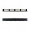 Patch panel nanocable 10.21.4124/ 24 puertos/ cat.6a/ altura 1u