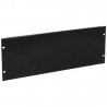 Panel frontal ciego phasak pho 5004/ altura 4u/ negro