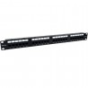 Patch panel phasak pu 2421/ 24 puertos/ cat.6a/ altura 1u