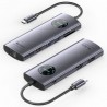 Docking usb tipo-c vention tquhb/ 1xhdmi 4k/ 1xdisplayport/ 3xusb/ 1xrj45/ 1xusb tipo-c pd/ 1xlector tarjetas/ gris