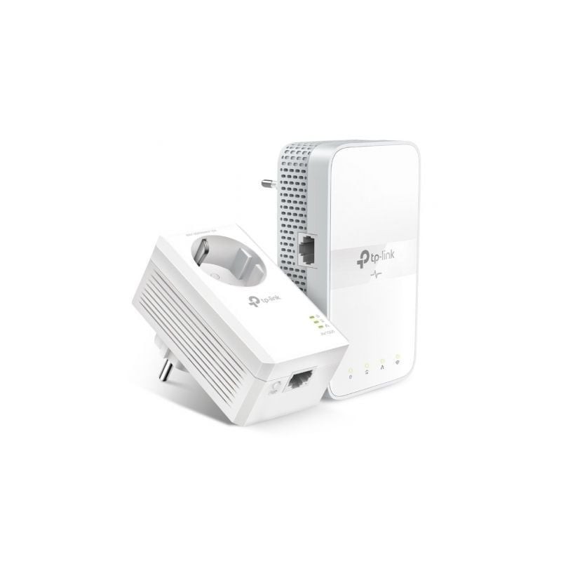 Adaptador powerline tp-link tl-wpa7617 kit 1000mbps/ alcance 300m/ pack de 2