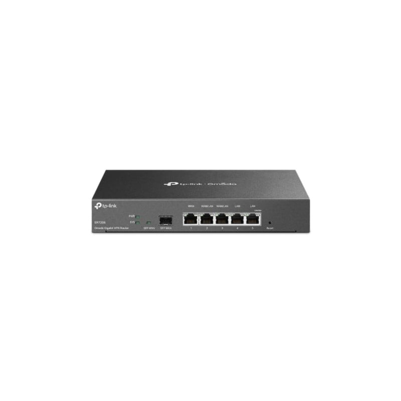 Router vpn tp-link omada tl-er7206/ 5 puertos multi-wan