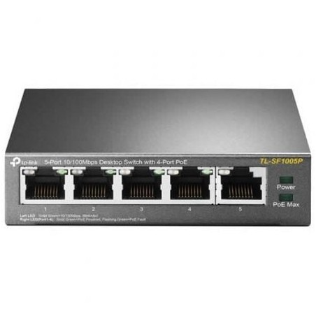 Switch tp-link tl-sf1005p 5 puertos/ rj-45 10/100 poe