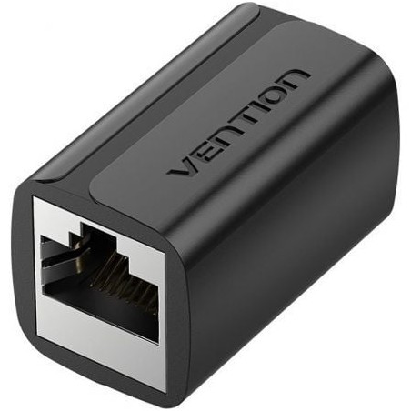 Adaptador conector vention rj45 ipwb0 cat.7 ftp/ rj45 hembra - rj45 hembra/ negro