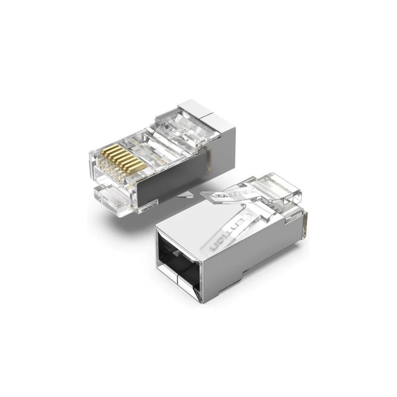Conector rj45 idar0-100/ cat.5e ftp/ 100 uds