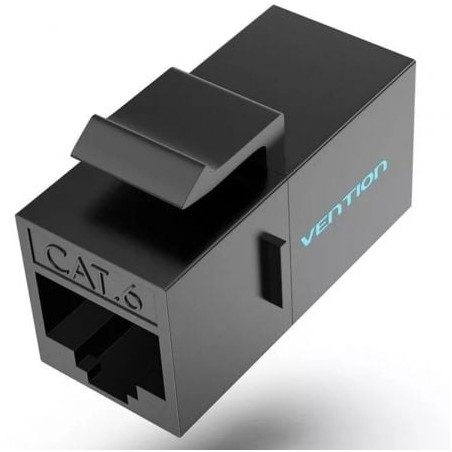 Conector rj45 vention ipgb0 cat6 utp/ negro