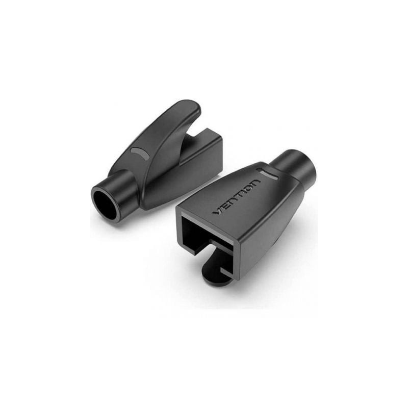 Funda protectora rj45 vention iodb0-50/ 50 uds/ negra