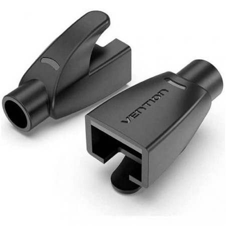Funda protectora rj45 vention iodb0-50/ 50 uds/ negra