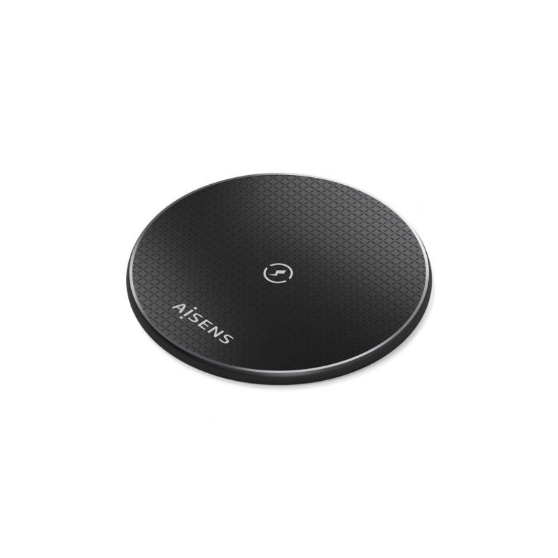 Base de carga inalámbrica aisens asch-15w1wc058-bk 15w/ negro