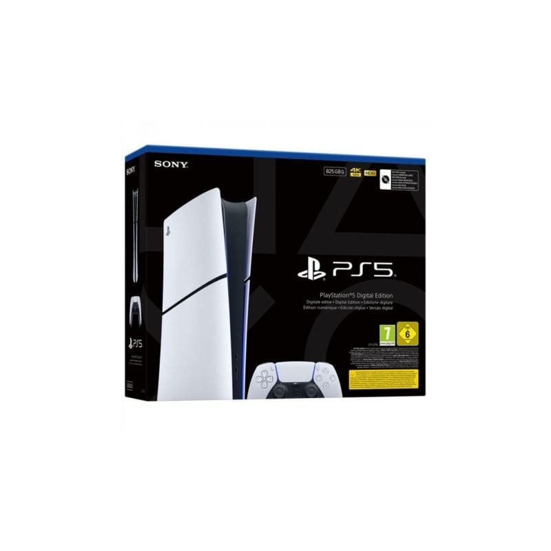 Consola sony playstation 5 - ps5 slim digital 825gb/ incluye mando dual sense/ chassis e