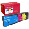 Cartucho de tinta compatible xerox 006r04993 compatible con hp 963xl multipack/ 1600 páginas/ negro/ cian/ magenta/ amarillo