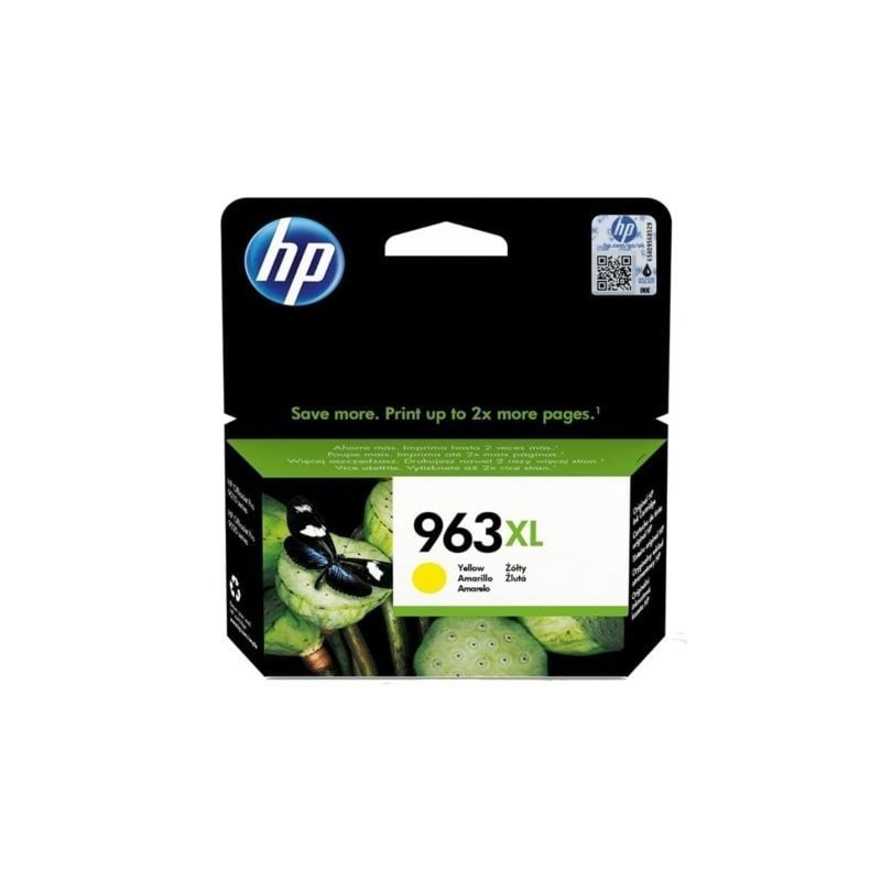 Cartucho de tinta original hp nº963 xl alta capacidad/ amarillo