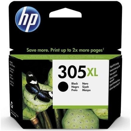 Cartucho de tinta original hp nº305 xl alta capacidad/ negro
