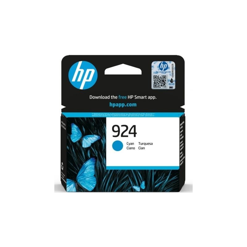 Cartucho de tinta original hp nº924/ cian