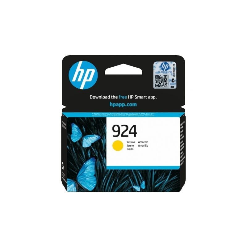Cartucho de tinta original hp nº924/ amarillo