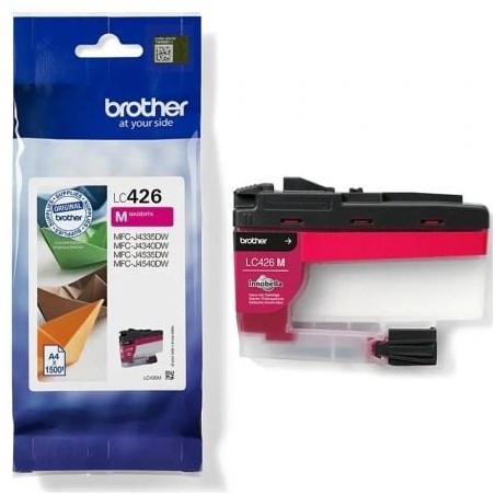 Cartucho de tinta original brother lc426m/ magenta
