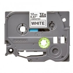 Cinta laminada original rotuladora brother tze-231/ blanca