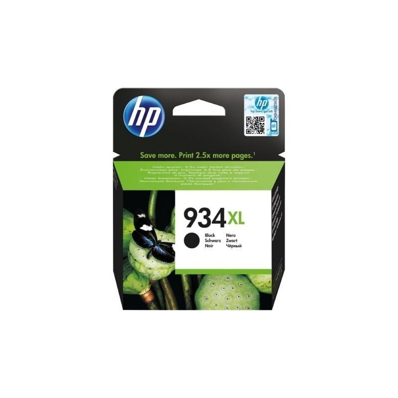 Cartucho de tinta original hp nº934 xl alta capacidad/ negro