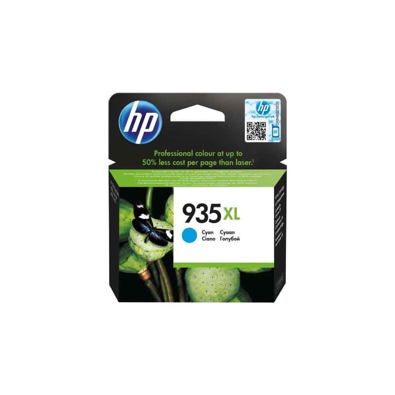 Cartucho de tinta original hp nº935 xl alta capacidad/ cian