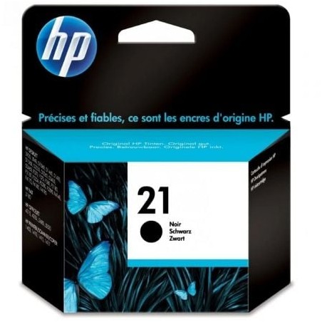 Cartucho de tinta original hp nº21/ negro