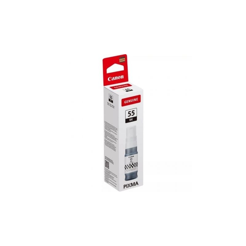 Botella de tinta original canon gi-55/ negro