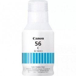 Botella de tinta original canon gi-56/ cian